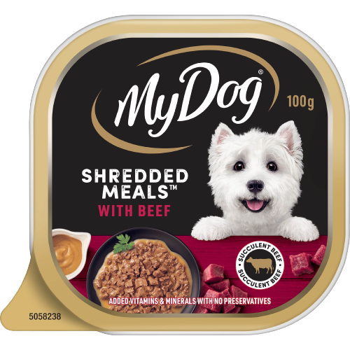 MY DOG SHREDDED MEALS™ Beef 100g