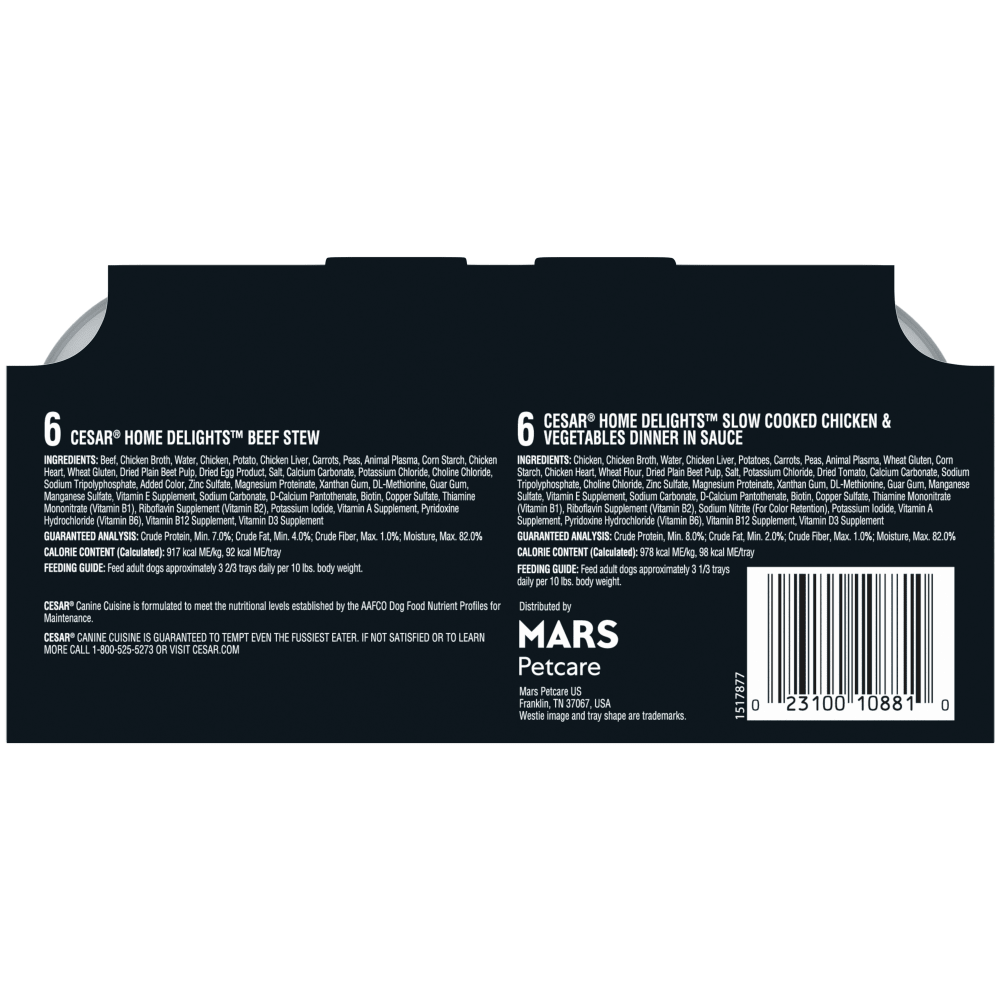 Slow Cooked Chicken & Beef Stew 12ct Multipack image 1